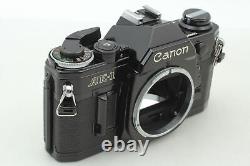 MINT Canon AE-1 Black 35mm Film Camera SLR New FD 50mm f1.8 Lens From JAPAN