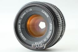 MINT Canon AE-1 Black 35mm Film Camera SLR New FD 50mm f1.8 Lens From JAPAN