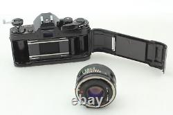 MINT Canon AE-1 Black 35mm Film Camera SLR New FD 50mm f1.8 Lens From JAPAN