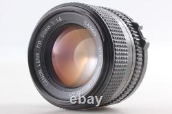 MINT+++ Canon AE-1 Black 35mm SLR Film Camera New FD 50mm F1.4 Lens From JAPAN