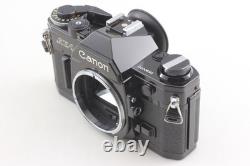 MINT+++ Canon AE-1 Black 35mm SLR Film Camera New FD 50mm F1.4 Lens From JAPAN