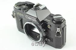 MINT Canon AE-1 Black SLR Film Camera Body withFD 50mm f1.8 S. C. Lens From JAPAN