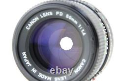 MINT Canon AE-1 Program 35mm Film Camera + New FD NFD 50mm f/1.4 Lens JAPAN