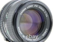 MINT Canon AE-1 Program 35mm Film Camera + New FD NFD 50mm f/1.4 Lens JAPAN