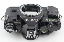 MINT Canon AE-1 Program Black 35mm Film Camera NFD 50mm f1.8 Lens From JAPAN