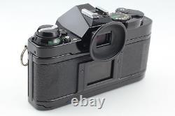 MINT Canon AE-1 Program Black 35mm Film Camera NFD 50mm f1.8 Lens From JAPAN