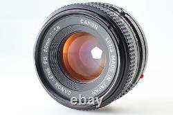 MINT Canon AE-1 Program Black 35mm Film Camera NFD 50mm f1.8 Lens From JAPAN