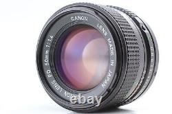 MINT Canon AE-1 Program Black Film Camera New FD 50mm f1.4 Lens From JAPAN