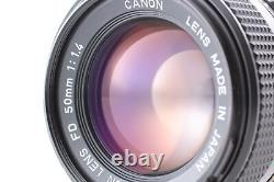 MINT Canon AE-1 Program Black Film Camera New FD 50mm f1.4 Lens From JAPAN