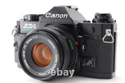 MINT Canon AE-1 Program Film Camera SLR AE Black New FD 50mm F/2.0 Lens JAPAN