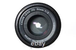 MINT Canon AE-1 Program Film Camera SLR AE Black New FD 50mm F/2.0 Lens JAPAN