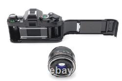 MINT Canon AE-1 Program Film Camera SLR AE Black New FD 50mm F/2.0 Lens JAPAN