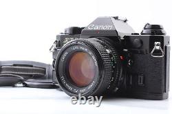 MINT Canon AE-1 Program SLR Film Camera black body NFD 50mm f1.4 lens JAPAN