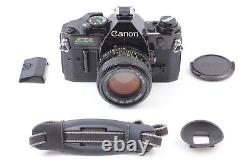 MINT Canon AE-1 Program SLR Film Camera black body NFD 50mm f1.4 lens JAPAN