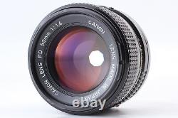 MINT Canon AE-1 Program SLR Film Camera black body NFD 50mm f1.4 lens JAPAN