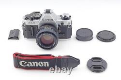 MINT Canon AE-1 Program Silver 35mm film Camera NEW FD 50mm f1.4 Lens JAPAN