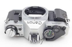 MINT Canon AE-1 Program Silver 35mm film Camera NEW FD 50mm f1.4 Lens JAPAN