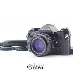 MINT Canon AE-1 Program black 35mm film Camera NEW FD 50mm f1.4 Lens FromJAPAN