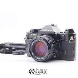 MINT Canon AE-1 Program black 35mm film Camera NEW FD 50mm f1.4 Lens FromJAPAN