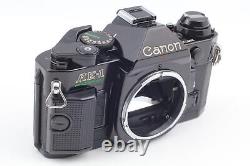 MINT Canon AE-1 Program black 35mm film Camera NEW FD 50mm f1.4 Lens FromJAPAN