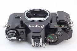 MINT Canon AE-1 Program black 35mm film Camera NEW FD 50mm f1.4 Lens FromJAPAN
