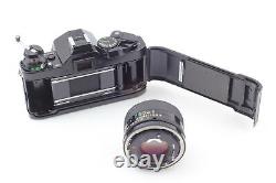MINT Canon AE-1 Program black 35mm film Camera NEW FD 50mm f1.4 Lens FromJAPAN