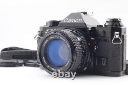 MINT Canon AE-1 Program black 35mm film Camera New FD 50mm f/1.4 Lens JAPAN