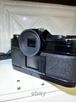 MINT? Canon AE-1 SLR Black Film Camera NEW FD 35-70mm F/4 Lens From JAPAN