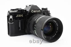 MINT? Canon AE-1 SLR Black Film Camera NEW FD 35-70mm F/4 Lens From JAPAN