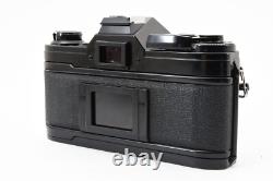 MINT? Canon AE-1 SLR Black Film Camera NEW FD 35-70mm F/4 Lens From JAPAN