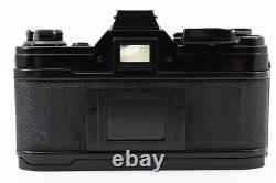 MINT? Canon AE-1 SLR Black Film Camera NEW FD 35-70mm F/4 Lens From JAPAN