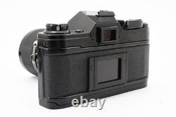 MINT? Canon AE-1 SLR Black Film Camera NEW FD 35-70mm F/4 Lens From JAPAN