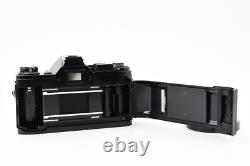 MINT? Canon AE-1 SLR Black Film Camera NEW FD 35-70mm F/4 Lens From JAPAN