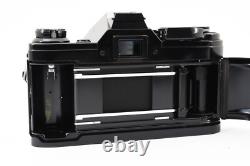 MINT? Canon AE-1 SLR Black Film Camera NEW FD 35-70mm F/4 Lens From JAPAN