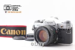 MINT Canon AE-1 Silver 35mm Film Camera New FD NFD 50mm f1.4 Lens From JAPAN