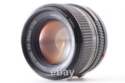 MINT Canon AE-1 Silver 35mm Film Camera New FD NFD 50mm f1.4 Lens From JAPAN