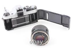 MINT Canon AE-1 Silver 35mm Film Camera New FD NFD 50mm f1.4 Lens From JAPAN