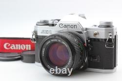 MINT Canon AE-1 Silver 35mm Film Camera SLR New FD 50mm f1.4 Lens From JAPAN