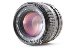 MINT Canon AE-1 Silver 35mm Film Camera SLR New FD 50mm f1.4 Lens From JAPAN