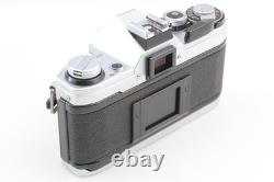 MINT Canon AE-1 Silver 35mm Film Camera SLR New FD 50mm f1.4 Lens From JAPAN