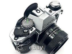 MINT Canon AE-1 program 35mm SLR Film Camera New FD 50mm f/1.4 Lens NFD JAPAN