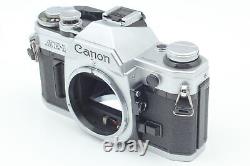 MINT Canon AE-1 silver 35m Film Camera Body NEW FD 28mm f2.8 Lens From JAPAN