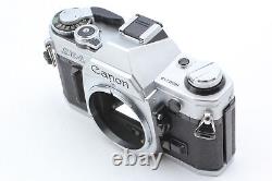 MINT Canon AE-1 silver 35m Film Camera Body NEW FD 50mm f1.8 Lens From JAPAN
