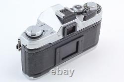 MINT Canon AT-1 silver 35m Film Camera Body NEW FD 50mm f1.4 Lens From JAPAN