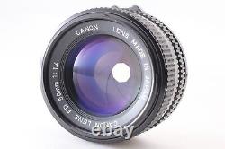 MINT+ Canon A-1 35mm Film camera Black body New FD 50mm f1.4 Lens From JAPAN