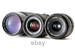 MINT? Canon A-1 A1 35mm SLR Film Camera NFD New FD 3Lens Set withCase From