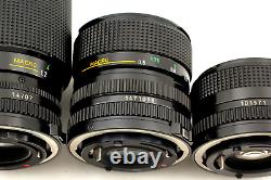 MINT? Canon A-1 A1 35mm SLR Film Camera NFD New FD 3Lens Set withCase From