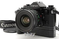 MINT? Canon A-1 A1 35mm SLR Film Camera New FD 20mm f/2.8 Lens From JAPAN
