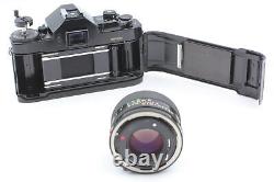 MINT Canon A-1 A1 SLR Film Camera Black body New FD NFD 50mm f/1.4 Lens JAPAN