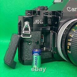 MINT Canon A-1 SLR Film Camera with Lens FD 50mm F/1.4 S. S. C. From Japan B031